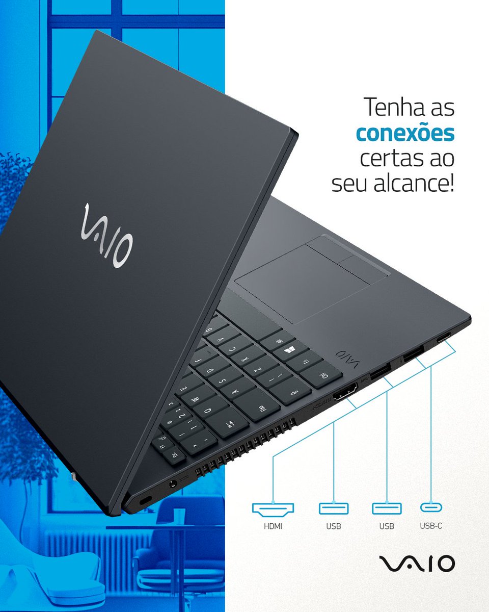 vaio_brasil's tweet photo. Conecte-se aos seus periféricos e gadgets! O VAIO FE conta com uma porta USB Type-C, 3 portas USB, uma porta HDMI, leitor de cartões SD e conexão LAN. Experimente a conectividade em nível ideal.

#VAIOFE #VAIO https://t.co/DAHEAFM0f4