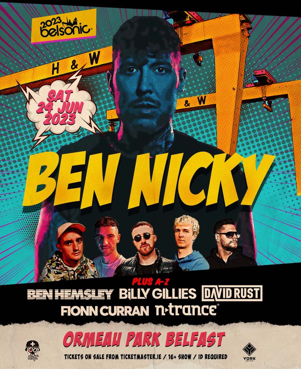 belsonicbelfast's tweet photo. ★𝗝𝗨𝗦𝗧 𝗔𝗡𝗡𝗢𝗨𝗡𝗖𝗘𝗗★

BEN NICKY @bennicky  

+ Ben Hemsley, Billy Gillies, David Rust, Fionn Curran, N-Trance
 
Sat 24th June 2023
@belsonicbelfast

🔃 RT for a chance to WIN tickets 🔃

𝗣𝗥𝗘-𝗦𝗔𝗟𝗘 live now via @bennicky 🎫
𝗚𝗘𝗡𝗘𝗥𝗔𝗟 𝗦𝗔𝗟𝗘 live Thu 9am 🎫 https://t.co/KCQ51IGGiZ