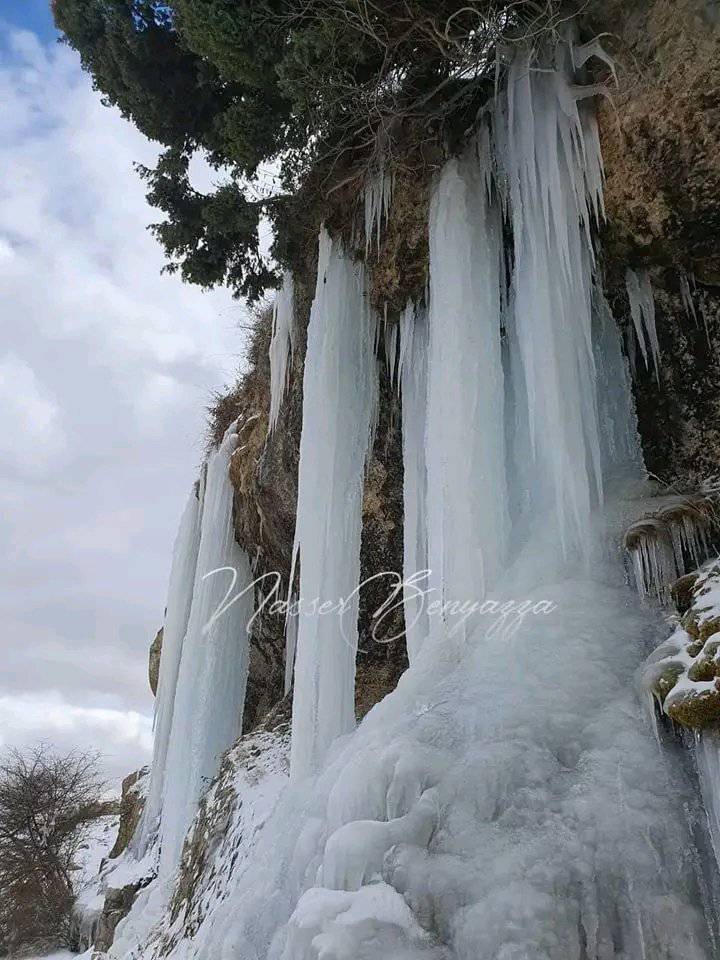 Africa View Facts On Twitter Frozen Waterfalls Yesterday From Batna africa-view-facts-on-twitter-frozen-waterfalls-yesterday-from-batna
