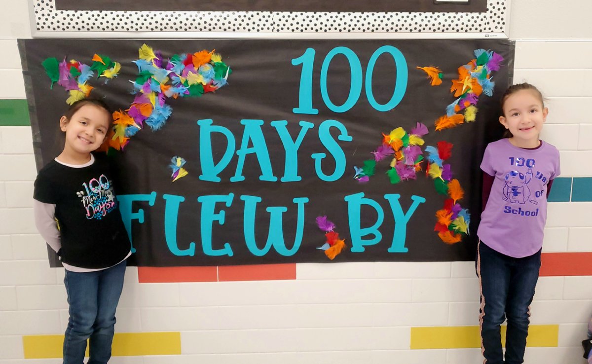 KM_Sotomayor's tweet photo. 100 Days of school and 100 Mer-maizing days! #ctestickstogether https://t.co/o9TNLfIOV0