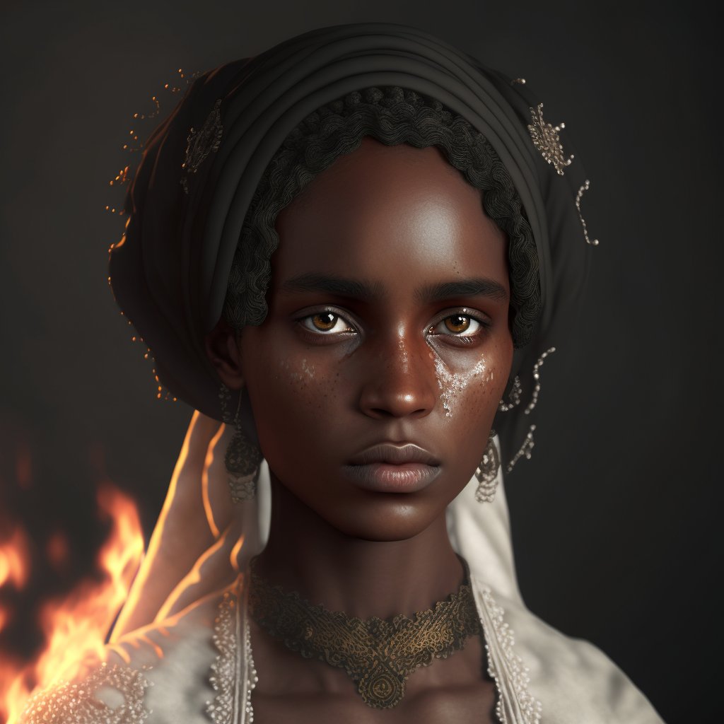 silviahmariah's tweet photo. "Incendiaries" is my first 1/1 collection created with AI.
The first four images are available. Please follow the thread to learn more about the collection. 
The link will be at the end. 🔥🧵⬇️ https://t.co/ykMtzdzoHC