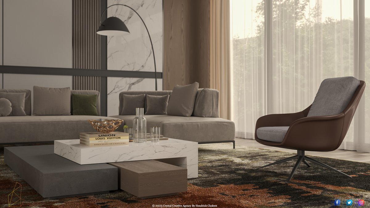 CrystalCreativ_'s tweet photo. A good living room design that aligns with your lifestyle acts as a haven that reduces stress, reenergizes your mind, body and improves social connections.

#interiordesign #interiorstyling #interiordecor #lounge #livingroom #interiorarchitecture #loungedecor https://t.co/Bw2dmwDmpH