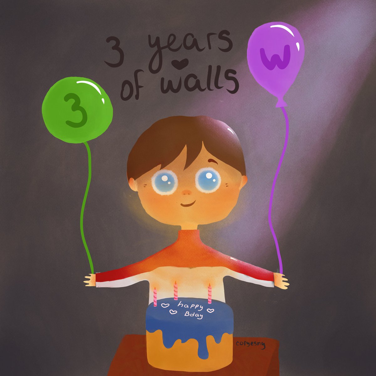 happy #3YearsOfWalls <3