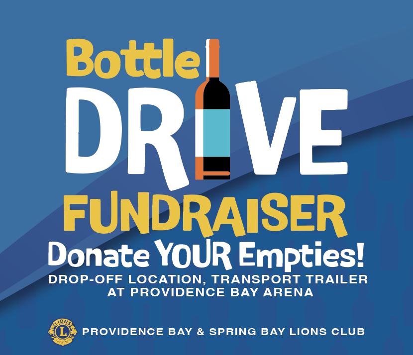 We're back on Twitter! 
Providence Bay & Spring Bay Lions are collecting your empties! Please donate, all proceeds go back into the community!
#Manitoulin #Manitoulinisland #Centralmanitoulin 
#WeServe