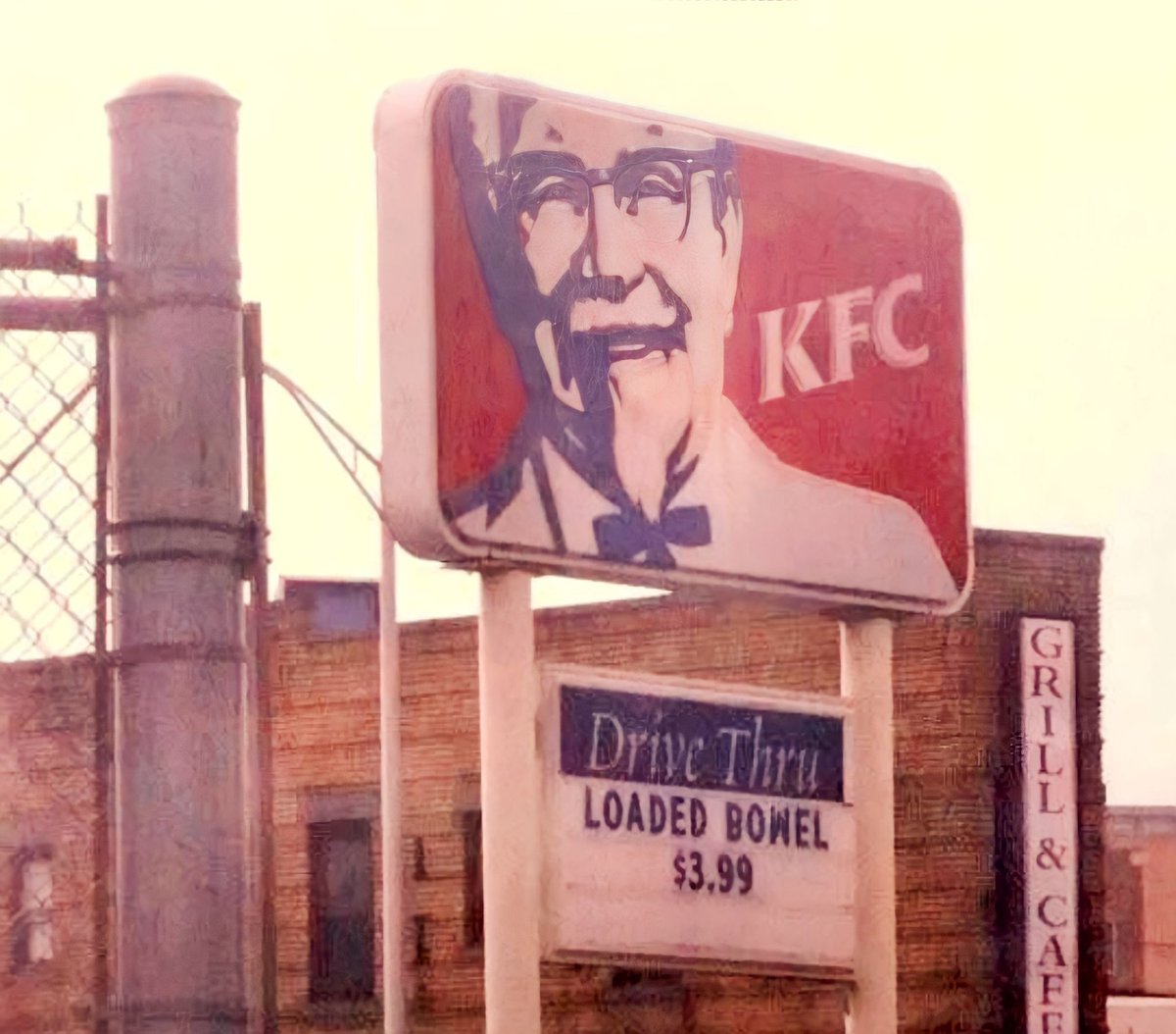 KFC really is really scraping bottom with this one. #KFC #signs
