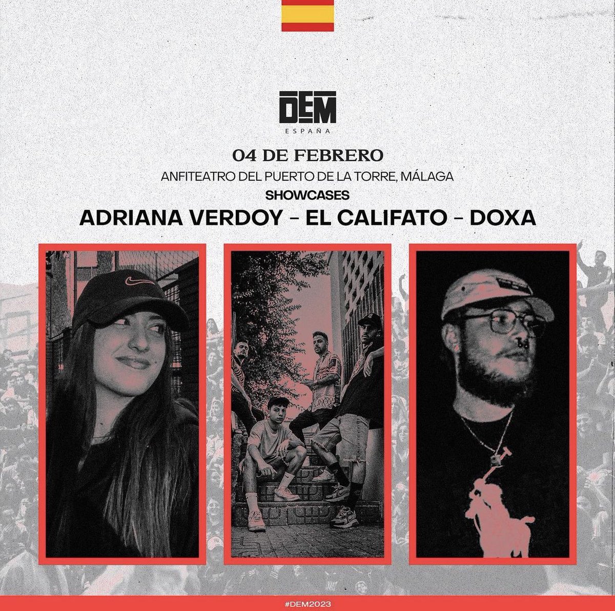 elcalifato_'s tweet photo. Este sábado estamos en la fecha #DEM2023 de Málaga dando un pequelo showcase. Agradecemos a @dembattles la oportunidad 🕌 https://t.co/RR2rwzdyZQ