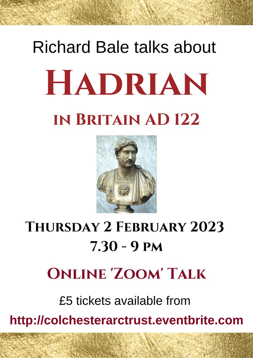 If you missed Richard's recent talk at the Roman Circus Visitor Centre, then this is for you! Get tickets for the ONLINE repeat here: eventbrite.co.uk/e/519635623137