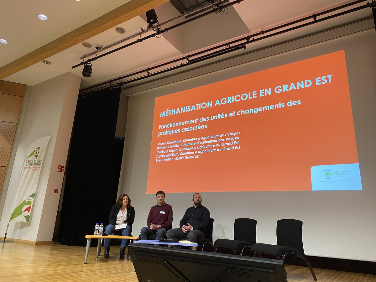 CRAGE_IRD's tweet photo. [Colloque ACSE]
Que nous apprend le suivi durant 3 ans des #méthaniseurs et des exploitations associées ? Réponses apportées à 4 voix 💬 https://t.co/jKSPhpapYQ