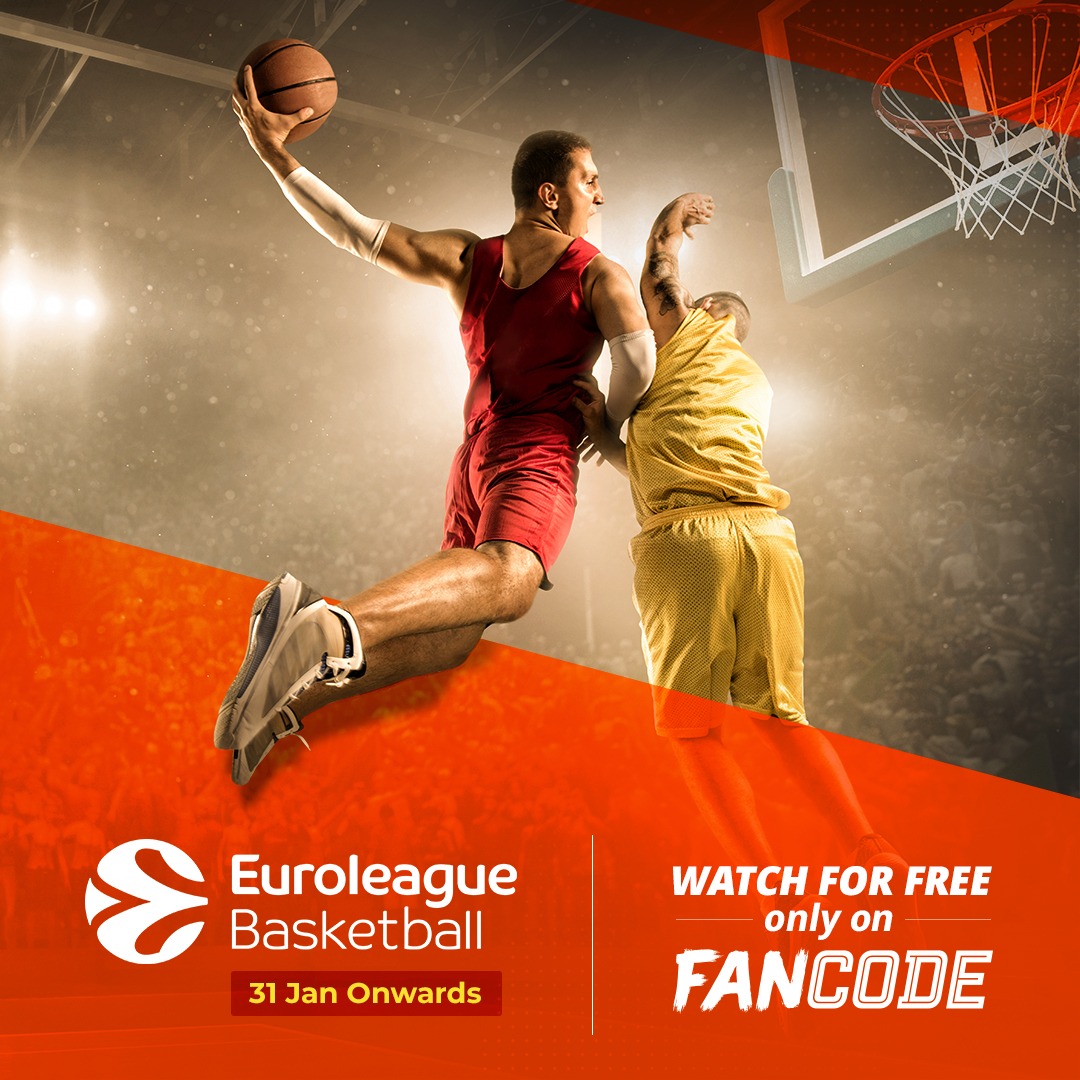 So guys euroleague basketball is now live and free for all so watch it on fancode.
#EuroLeagueBasketball
#FanCode
bit.ly/Euroleague_Live