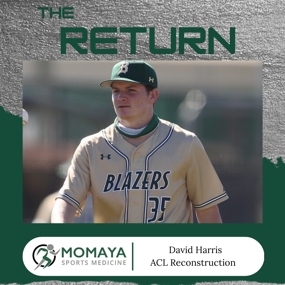 AmitMomayaMD's tweet photo. Take a look at our recent athlete success story. Dr. Momaya performed ACL surgery on David, allowing him to continue playing collegiate baseball.

https://t.co/OxzDLGTqDq https://t.co/jg0E3JRUzQ
