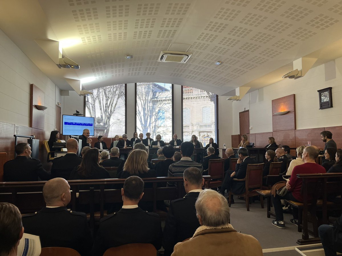 Barreau_Ales's tweet photo. Audience #solennelle de rentrée du Tribunal Judiciaire d Ales .    
#ales  #avocats #tribunal #justice https://t.co/09aGtNeT1a