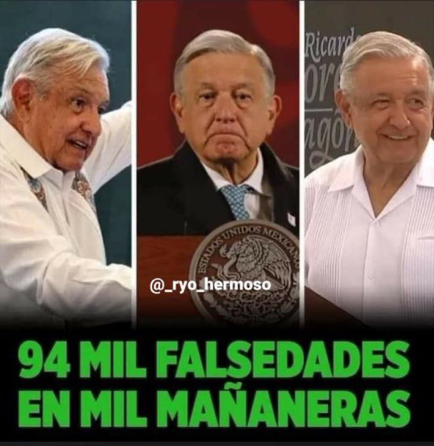 carlosestrello's tweet image. #Perlmutter fue una súper computadora que calculo en 2018 que @lopezobrador_ diría aproximadamente 72 mil mentiras y falsedades en seis años. Pues se quedó súper corta.