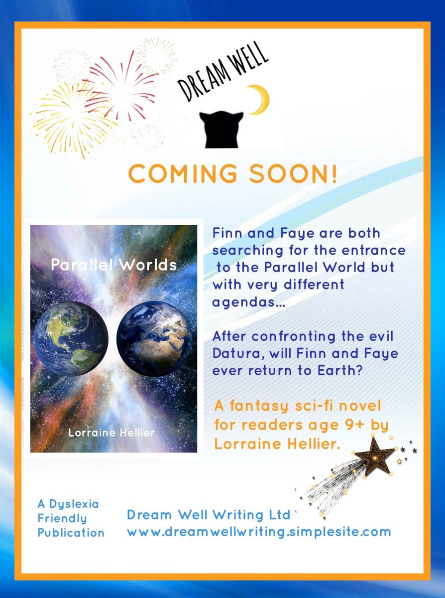 Dream Well Writing are excited to be working with children's author, Lorraine Hellier, on the publication of her new fantasy sci-fi book aimed at readers age 9+

Coming soon!

#dreamwellwriting #DyslexiaFriendly #childrensbooks #scifi #fantasy #childrensnovel