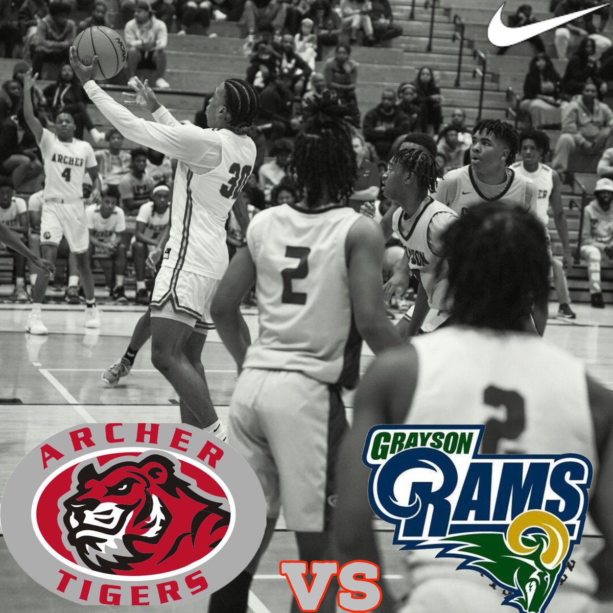 Archer MBB (@archermbb) on Twitter photo Tonight the Tigers travel to Grayson for a region matchup against the Rams. Come out and support your Archer Tigers!
🆚<a href="/graysonhoops/">Grayson Basketball</a>
🗓Tuesday 1/31
📍Grayson HS
⏰6:30 PM
#HWNE
#GritandGrind Tonight the Tigers travel to Grayson for a region matchup against the Rams. Come out and support your Archer Tigers!
🆚<a href="/graysonhoops/">Grayson Basketball</a>
🗓Tuesday 1/31
📍Grayson HS
⏰6:30 PM
#HWNE
#GritandGrind