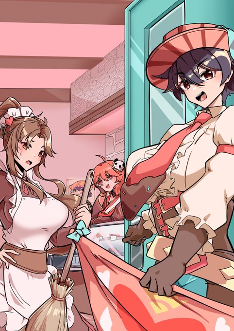 バレンタインお衣装組増えてきて嬉しい絵
エリゴスもメイド服実装してくれないかな 