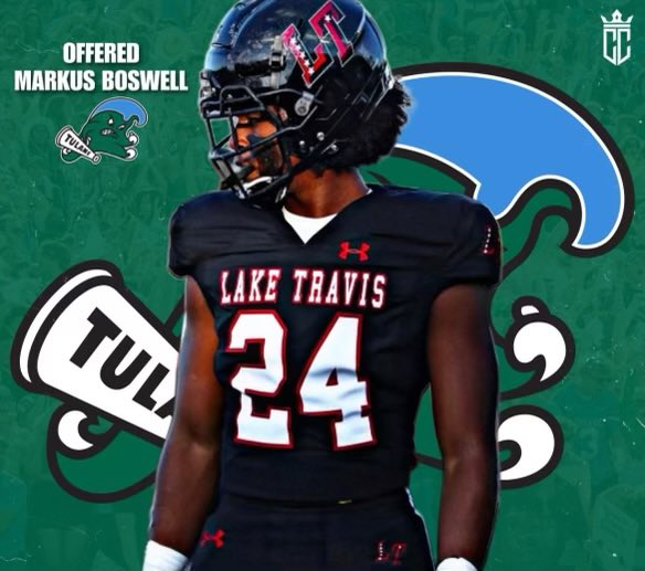 Markus Boswell 3⭐️2025 (@markusboswell) on Twitter photo After a great conversation with <a href="/CoachMcMenamin/">John McMenamin</a> I’m truly blessed to receive an offer from Tulane University. 🙏🏾 <a href="/CoachWEFritz/">Coach Willie Fritz</a> <a href="/CoachMutz/">Coach Mike Mutz</a> <a href="/wesley_fritz/">Wes Fritz</a> <a href="/GreenWaveFB/">Tulane Football</a> #RollWave <a href="/CoachHankCarter/">Hank Carter</a> <a href="/TommyMangino/">Tommy Mangino</a> <a href="/Coach_Luedecke/">Coach_Luedecke™</a> <a href="/TFlanders405/">Timothy Flanders</a> After a great conversation with <a href="/CoachMcMenamin/">John McMenamin</a> I’m truly blessed to receive an offer from Tulane University. 🙏🏾 <a href="/CoachWEFritz/">Coach Willie Fritz</a> <a href="/CoachMutz/">Coach Mike Mutz</a> <a href="/wesley_fritz/">Wes Fritz</a> <a href="/GreenWaveFB/">Tulane Football</a> #RollWave <a href="/CoachHankCarter/">Hank Carter</a> <a href="/TommyMangino/">Tommy Mangino</a> <a href="/Coach_Luedecke/">Coach_Luedecke™</a> <a href="/TFlanders405/">Timothy Flanders</a>