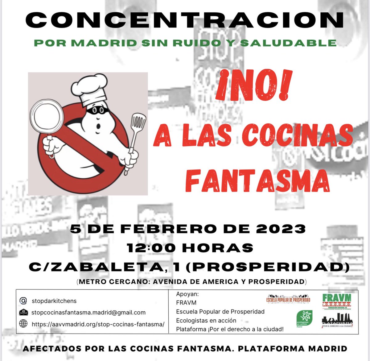 No en mi barrio (@noenunbarrio) on Twitter photo <a href="/AlmeidaPP_/">José Luis Martínez-Almeida</a> Se te ha olvidado hablar de la terrible gestión que estás haciendo con las #cocinasfantama. Gobernar de espaldas a los vecinos no es de buen alcalde. Tienes la oportunidad de escucharnos el domingo 5 de febrero a las 12 h frente a las de la calle Zabaleta. Te esperamos!!! <a href="/AlmeidaPP_/">José Luis Martínez-Almeida</a> Se te ha olvidado hablar de la terrible gestión que estás haciendo con las #cocinasfantama. Gobernar de espaldas a los vecinos no es de buen alcalde. Tienes la oportunidad de escucharnos el domingo 5 de febrero a las 12 h frente a las de la calle Zabaleta. Te esperamos!!!