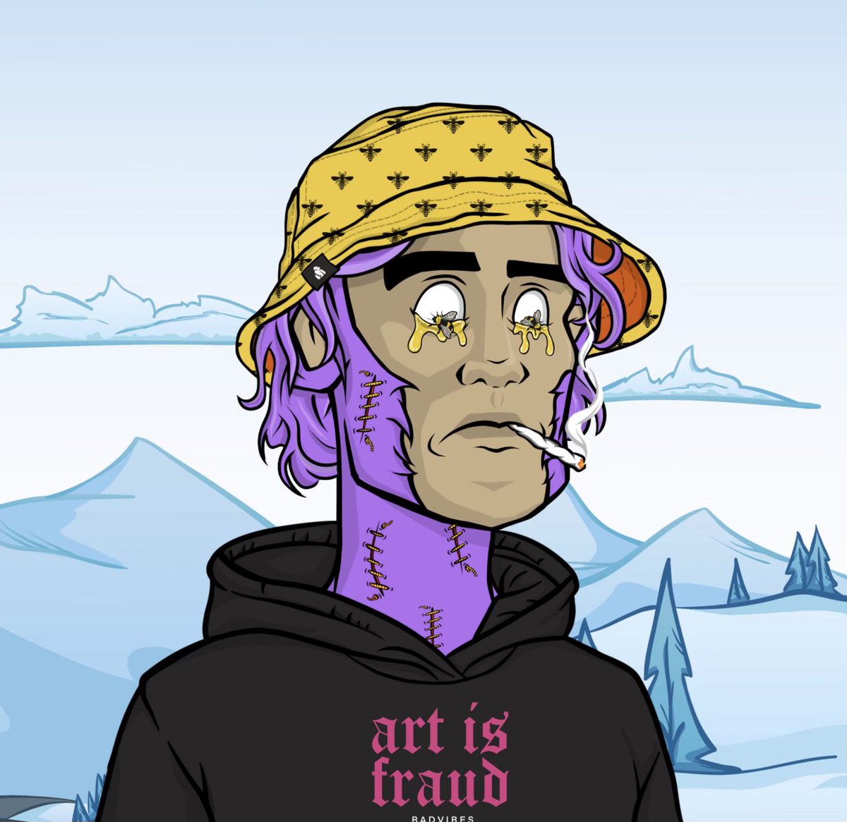 @BVTNICO × <a href="/HMN5_NFT/">HMN5_NFT</a> 

1 winner gets a #BADVIBES #ARTISFRAUD #HMN5
 
ENTER HERE:

1) Follow <a href="/HMN5_NFT/">HMN5_NFT</a>  &amp; @BVTNICO

2) RT, Like &amp; Tag 3

🧭Ends in 24 hrs

#NFTGiveaway #NFTs  #NFTCommunity #NFTdrops  #NFTartists  #NFTproject #ETH #Ethereum #Opensea