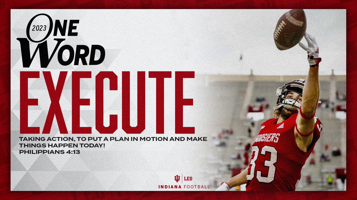 Year 4… let’s get it! #LEO @CoachAllenIU 🔴⚪️