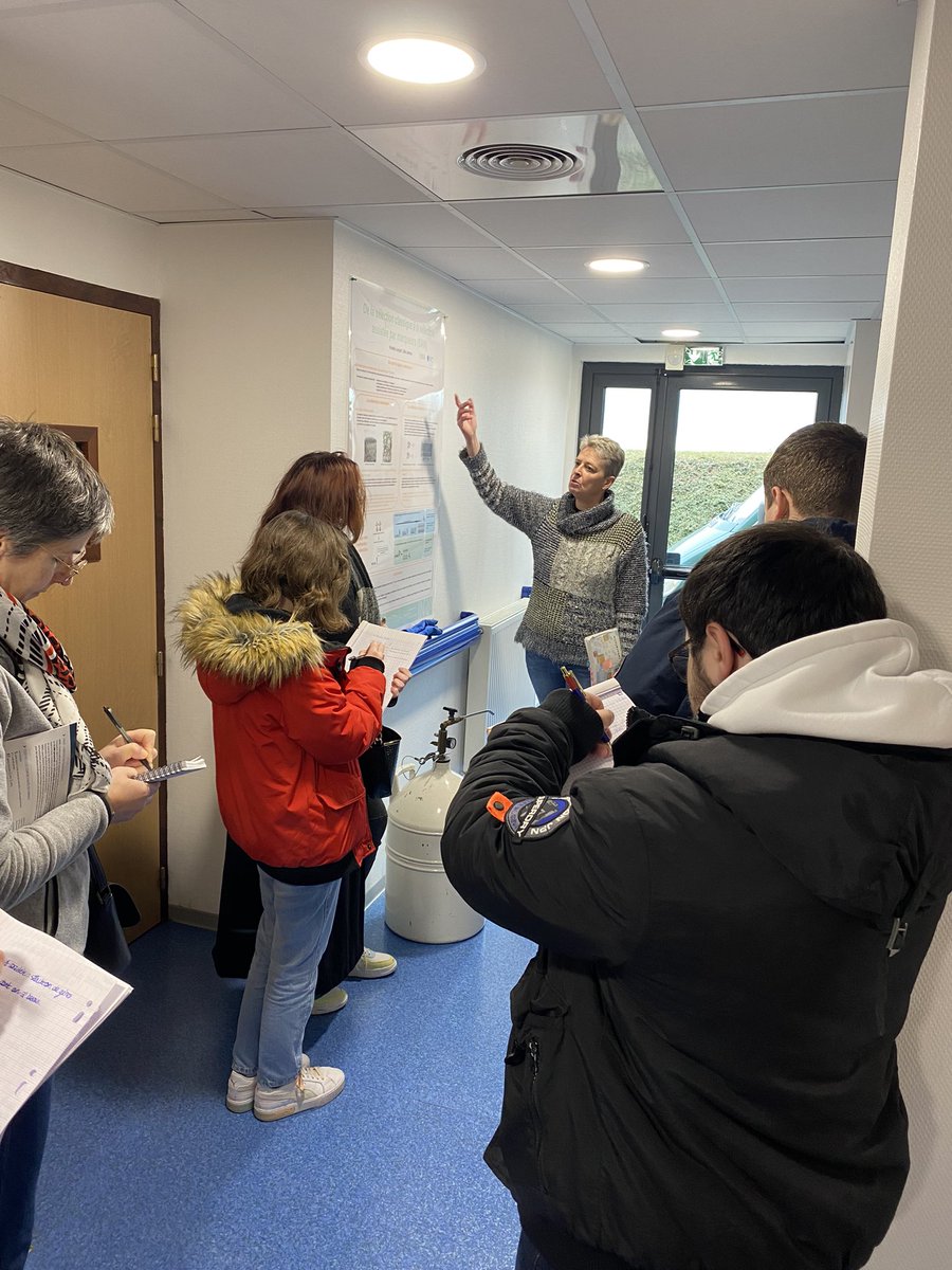 INRAE_HdF's tweet photo. Cet après-midi visite des 1ères années de BTSA Anabiotech du lycée agricole #Leparaclet > 🌱🧪🧫 biologie moléculaire, innovation variétale, génétique et amélioration des plantes, découverte de laboratoire de recherche / UMRT #BioEcoAgro #EstreesMons https://t.co/0OhNnZCLma