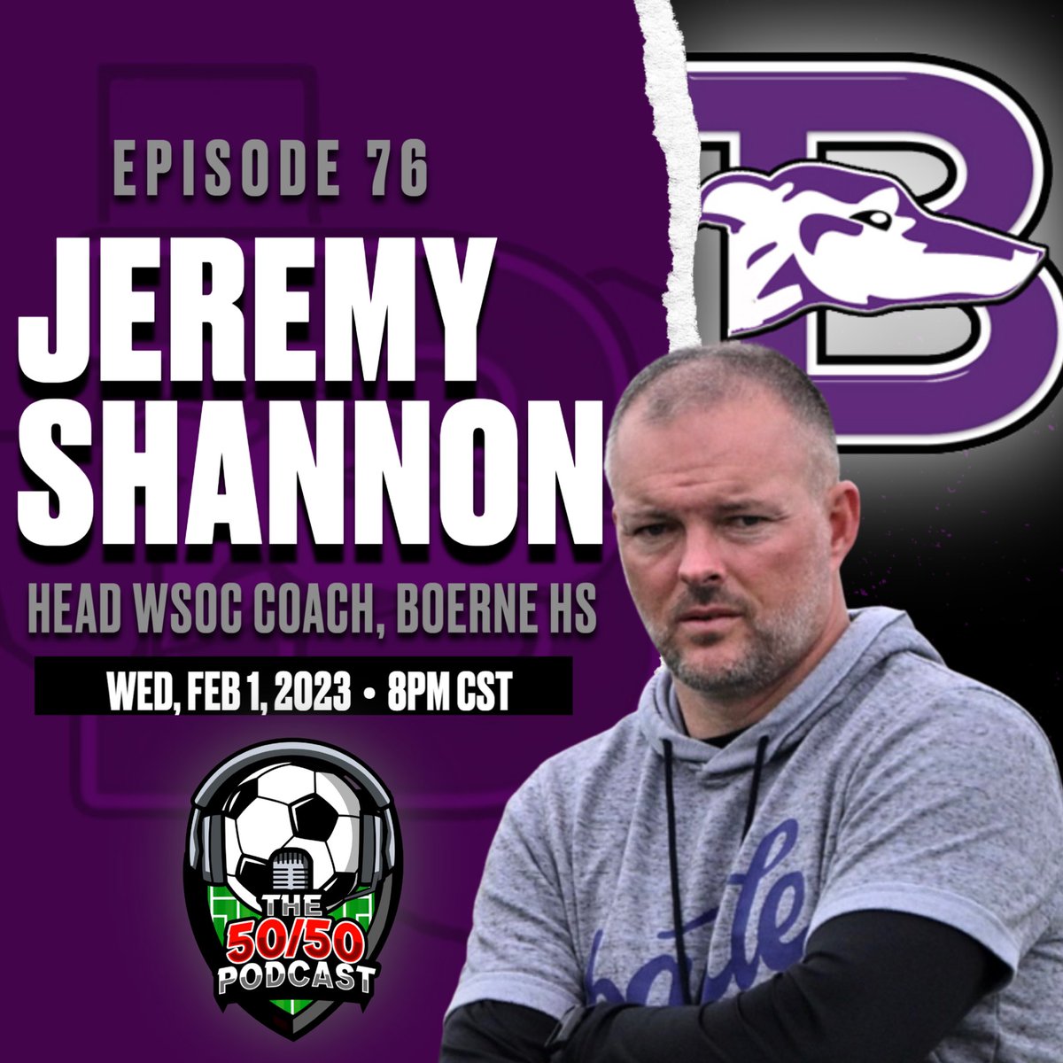 The 50/50 Podcast ⚽️🎙 (@50_50pod) on Twitter photo COMING WEDNESDAY: We’re joined LIVE by Jeremy Shannon, Head WSOC Coach of <a href="/BHSHoundsSoccer/">BoerneGreyhoundSoccer</a>.
🗓 Wed, Feb 1
🕚 8:00pm CST/7:00pm MST
📱 Twitter/Twitch: <a href="/50_50Pod/">The 50/50 Podcast ⚽️🎙</a>
💻 YouTube: The 50_50 Podcast
🔔 Follow & Subscribe 👆🏼 COMING WEDNESDAY: We’re joined LIVE by Jeremy Shannon, Head WSOC Coach of <a href="/BHSHoundsSoccer/">BoerneGreyhoundSoccer</a>.
🗓 Wed, Feb 1
🕚 8:00pm CST/7:00pm MST
📱 Twitter/Twitch: <a href="/50_50Pod/">The 50/50 Podcast ⚽️🎙</a>
💻 YouTube: The 50_50 Podcast
🔔 Follow & Subscribe 👆🏼