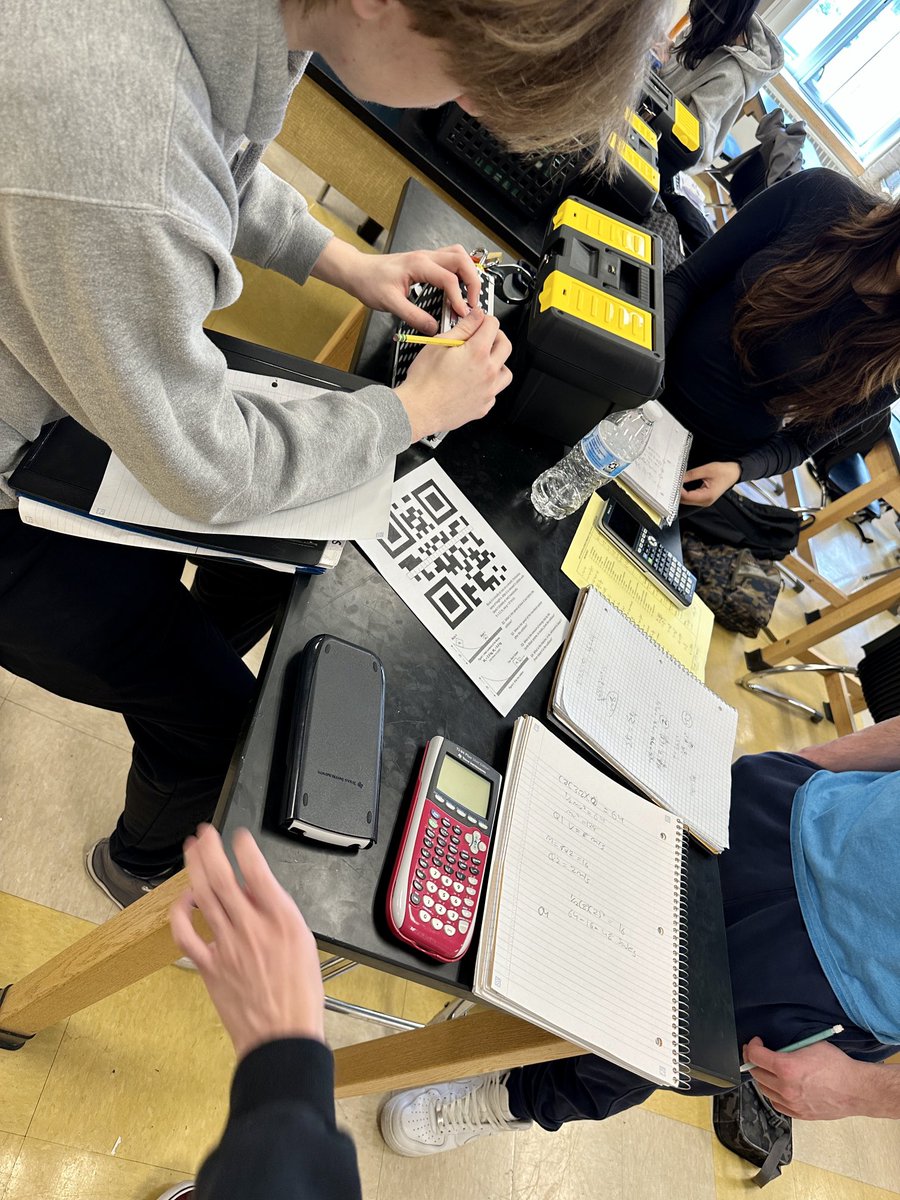 AP physics 1 students ⁦<a href="/windhamsd/">Windham, NH Schools</a>⁩ Energy and Momentum “break in” box; a derivative of creative work by ⁦<a href="/cossettej/">Joe Cossette</a>⁩