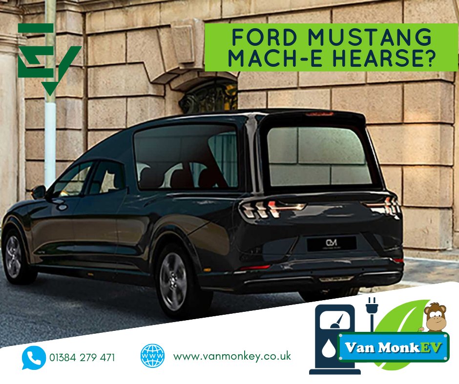 Electric cars in general make perfect funeral cars thanks to being respectfully silent in transit.

The Mach-e has range of well over 200 miles so there will be no need to charge up on the way to the crematorium.

What do you think? 🤔

#mustang #hearse #funeral #electricvehicle