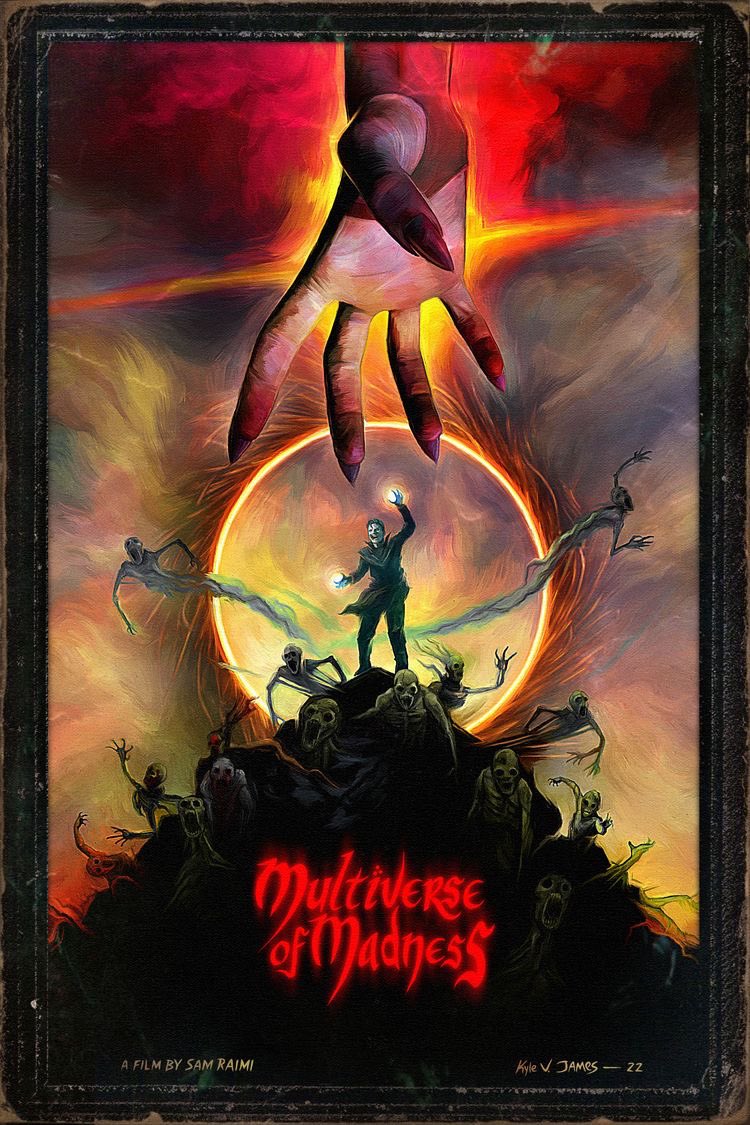 IntoWeird's tweet image. Incredible #DoctorStrange in the Multiverse of Madness #MoviePoster art by Kyle James. #Marvel #MCU