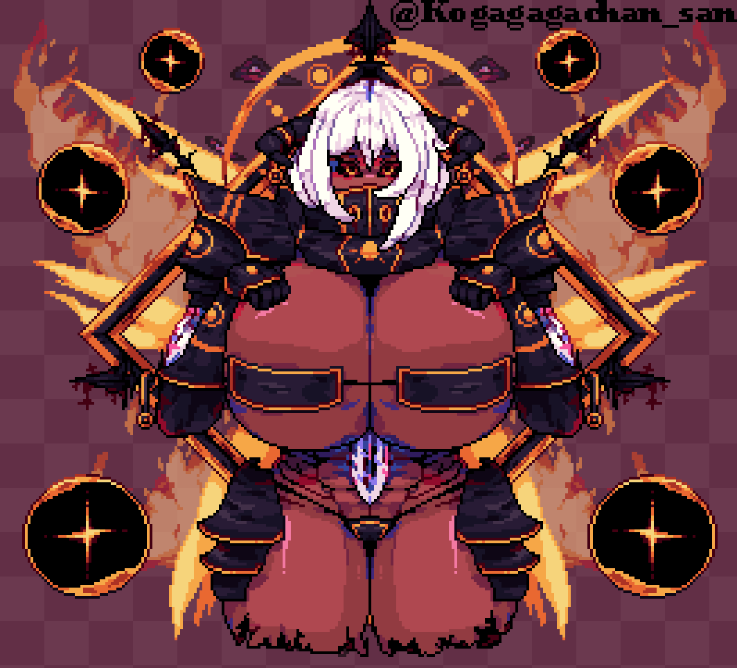 just remade my providence redesign

#Terraria #calamitymod #R18 #pixelart #ドット絵