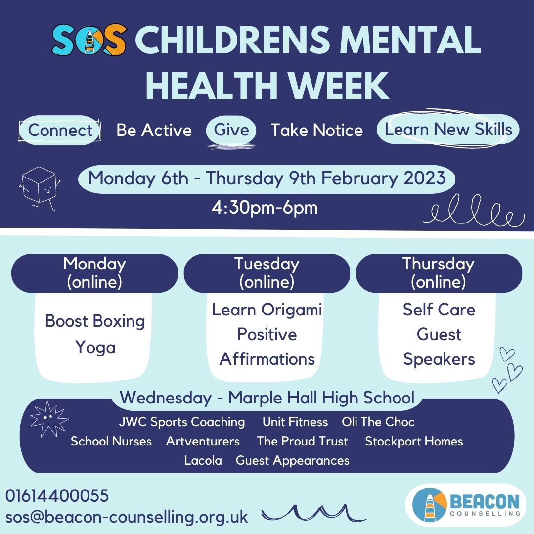 Join us on Wednesday the 8th for our in-person event, featuring a range of activities and guest appearances hosted in support of Children's Mental Health Week for Children and Young People!

🌐 Register your interest below:

ow.ly/ZHlJ50MxLmi