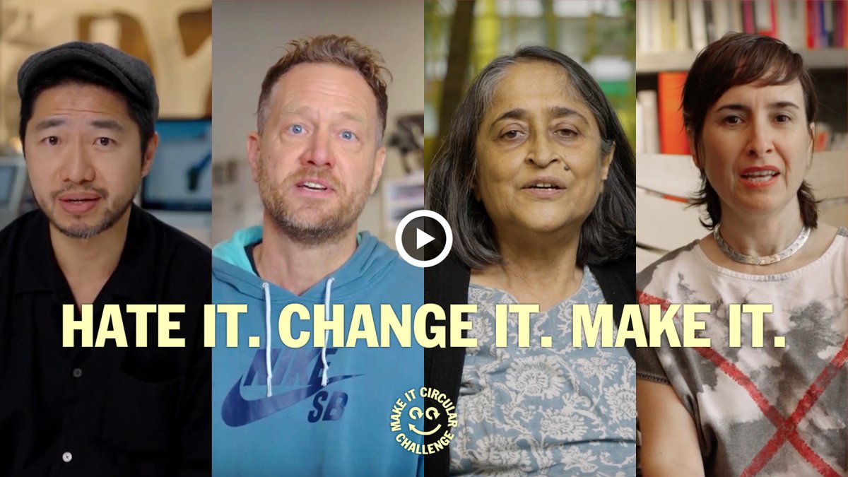 circulareconomy's tweet image. We&apos;re delighted to be part of the Selection Committee for @WhatDesignCanDo&apos;s #MakeitCircularChallenge: a global design competition building a circular future. Apply today at: bit.ly/3DtwiNu