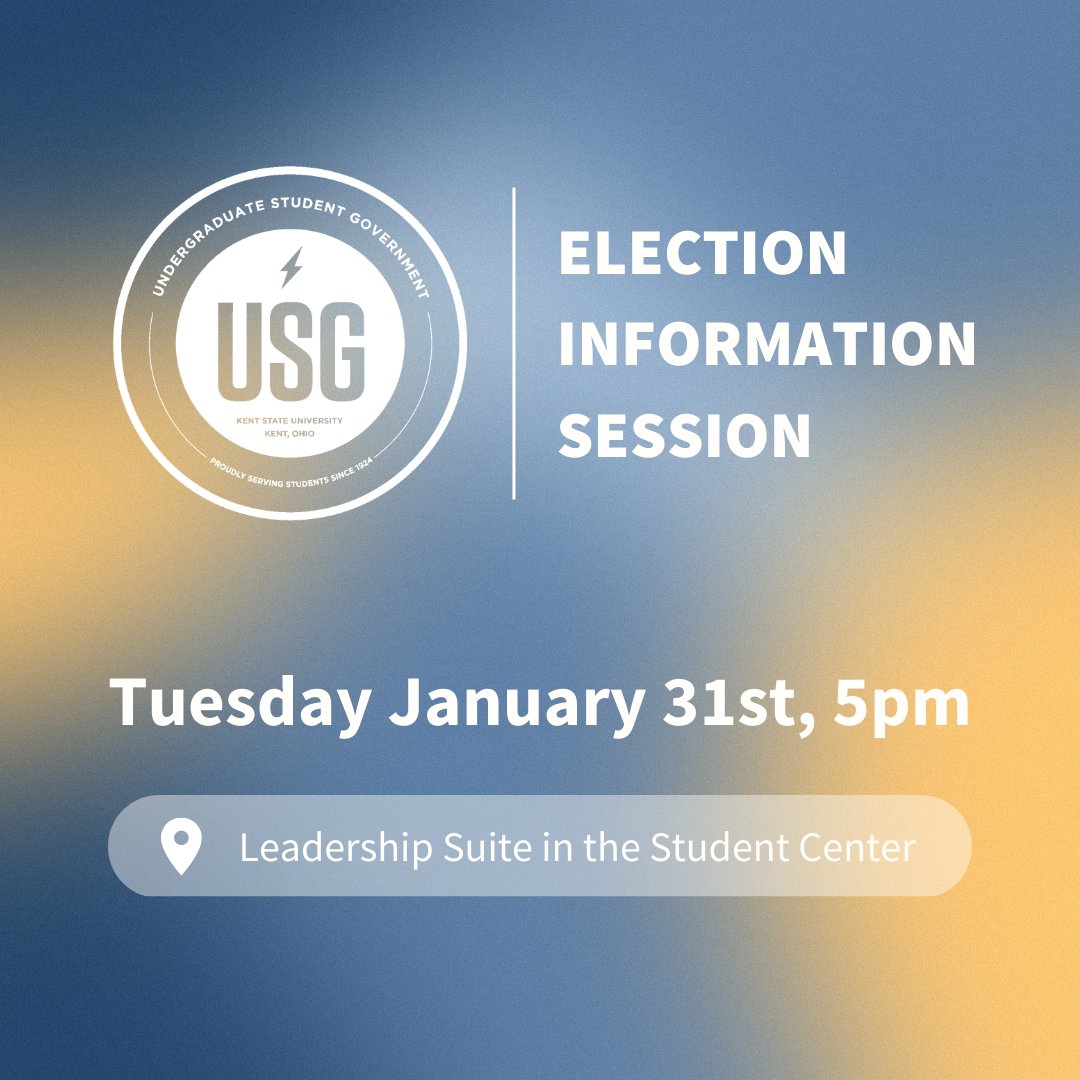 Kent State USG tweet media