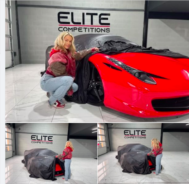 One of Our Printed, Silk Reveal Covers in action over at <a href="/elitecompltd/">Elite Competitions</a> over this amazing Ferrari 458 italia currently available to win!
