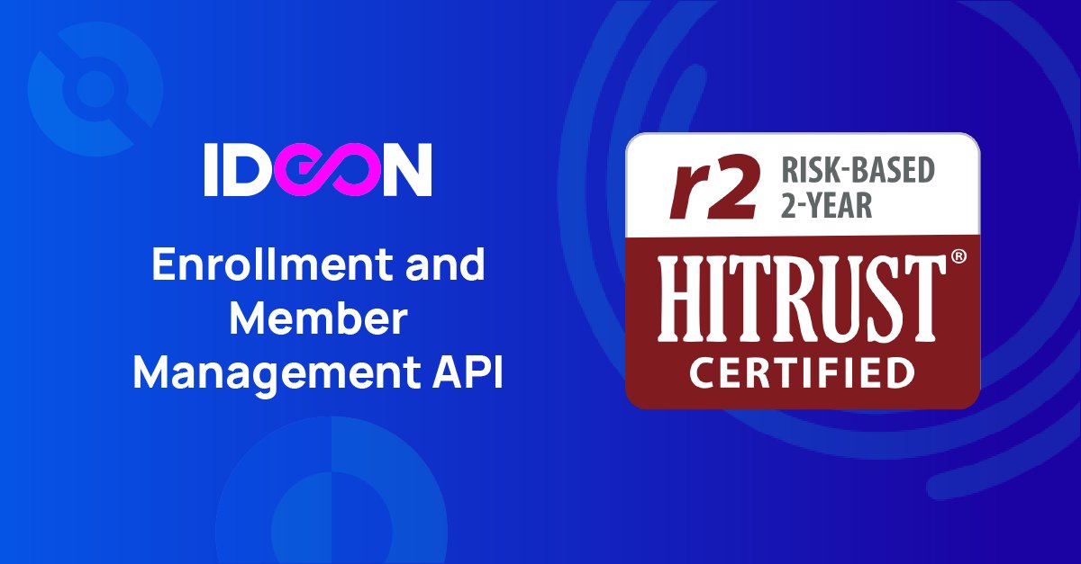 ideonhq's tweet image. Ideon&apos;s Enrollment and Member Management API is now the only middleware solution in the Benefits space to be HITRUST Certified. 

Check out this blog by Ideon VP of InfoSec &amp;amp; IT for a deep dive into the technical aspects of the certification. ideonapi.com/resources/blog…