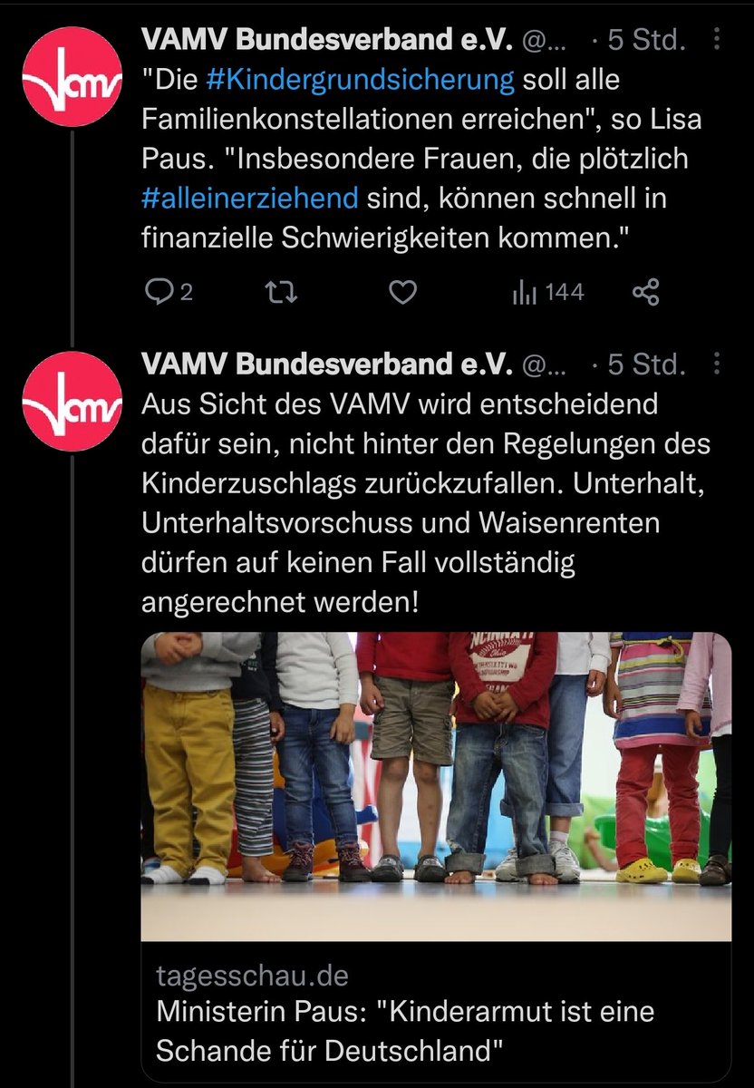 KontraGut's tweet photo. #KinderGrundSicherung
Bei Alleinerziehenden soll der Unterhalt nicht voll angerechnet werden 🤡
Mal schauen was @lisapausy die im @vamv_bv Mitglied ist für ihre Lobby alles an Geld raushaut
@BMFSFJ https://t.co/XuLkjc9181
