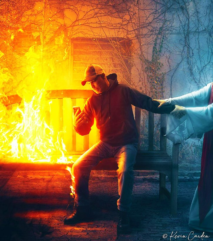 Jesus shed his blood for our past, present and future sins -  ALL our sins are forgiven when we believe in Him. Our salvation, our redemption, and our eternal life are complete and sealed in Chirst FOREVER, by His grace and not by our works! Come to Jesus! Jesus Christ is Alive!