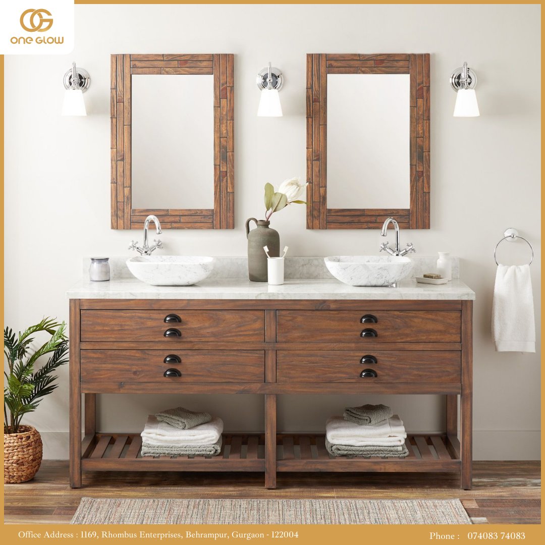Discover endless possibilities with our bespoke modular vanity designs. 

Connect With designer: 074083 74083 
#BathroomFurniture #DesignerBathroom #LuxuryBathroomFurniture #BathroomDecor #LuxuryBathroom #BathroomGoals #StylishBathroom #BathroomUpgrade#BathroomStorage