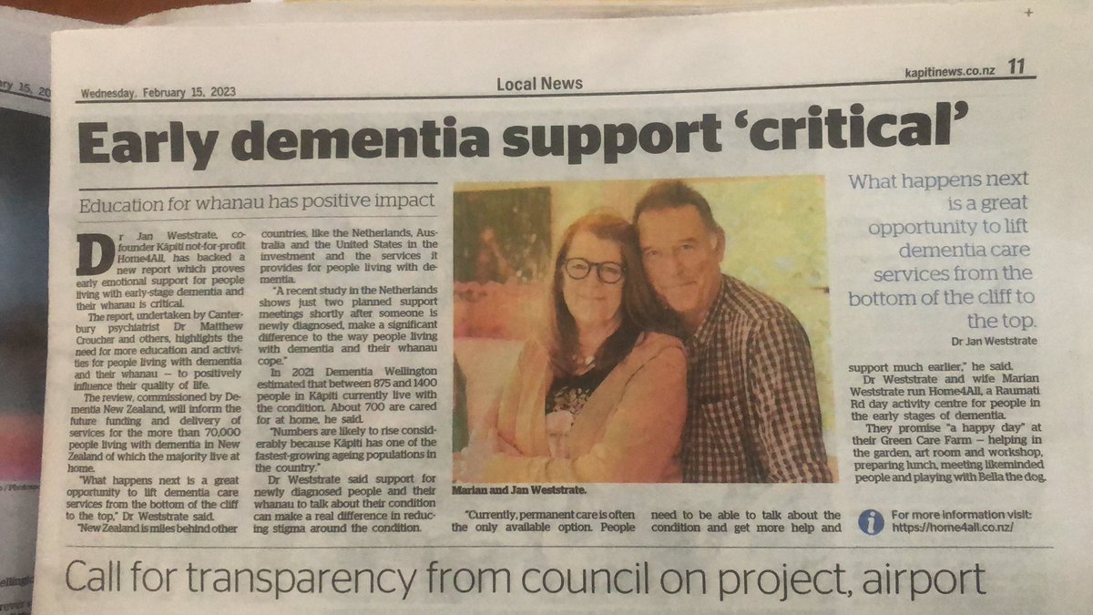 Home4Allnz's tweet photo. Super happy with our article published in Kapiti News this week. https://t.co/ok8Xfm4FW8