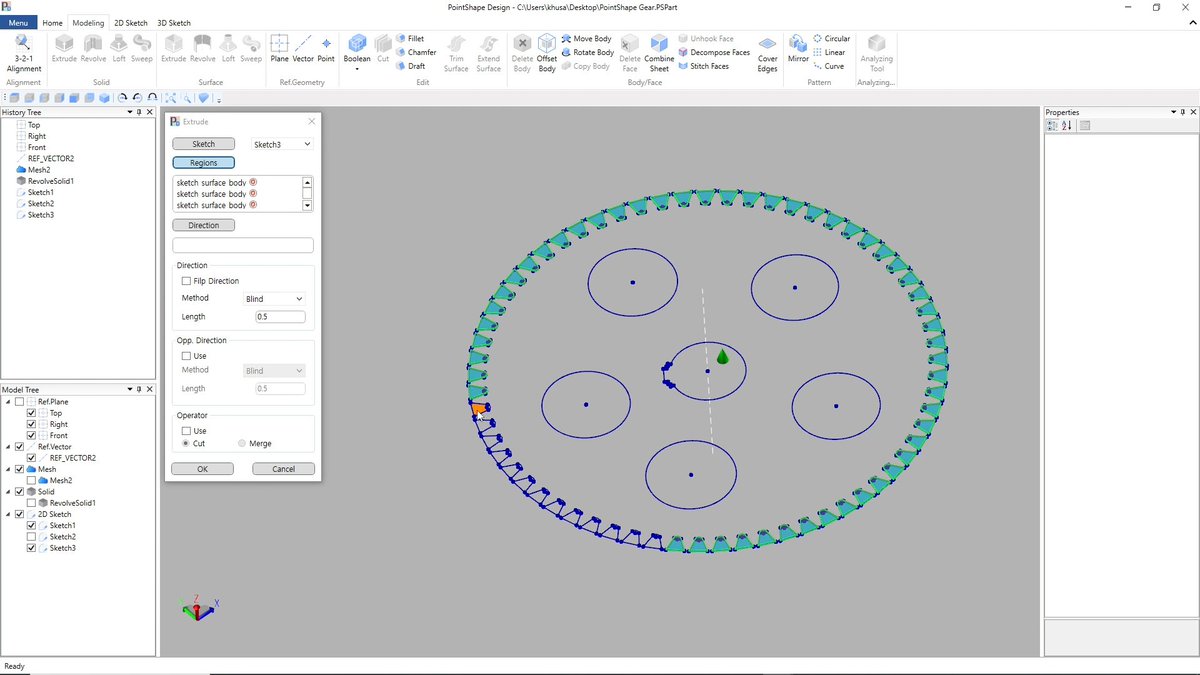 PointshapeS's tweet photo. 2D Circular feature of PointShape Design enables users to copy the same sketch entities around an axis.

#reverseengineering
#3d_scanning
#engineering
#manufacturing
#additivemanufacturing
#3dmodeling https://t.co/3HpD15zFgZ