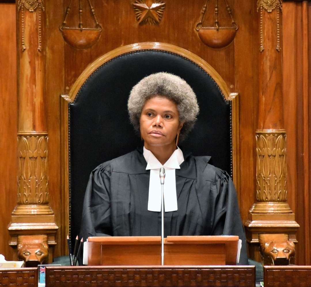 <a href="/RichardKNaidu/">Richard Naidu</a> My favorite potrait of the year and still Feb. Marama kainoqu <a href="/lenoraqfj/">Lenora Qereqeretabua</a>, you are no doubt the embodiment of the strength and grace of a Pacific Woman.  Wouldn't have it any other way!  #NaSaucaOqo #WomenInParliament #WomenInLeadership  #MelanesianWomen