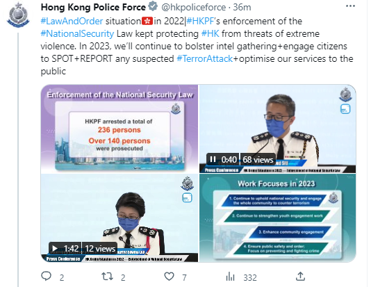 tomgrundy's tweet photo. Unsure if it's an NSL risk to highlight that, also, in 2022, overall crime is up...
Homicide is up 30%.
Deception up 45%.
Organised crime up 35%.
Blackmail up 14%.
https://t.co/DFultyb7SP https://t.co/x5EBokQTVx