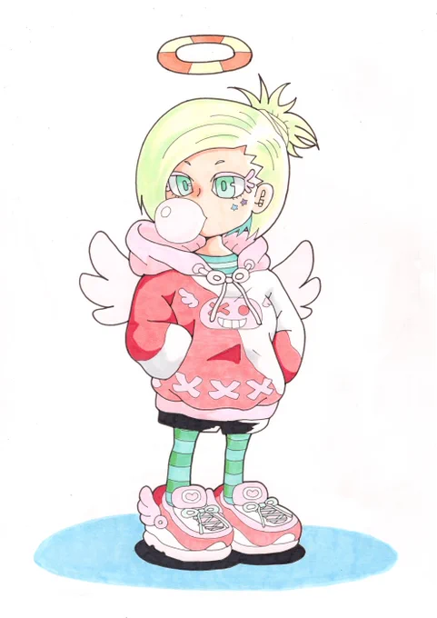 パーカー天使 