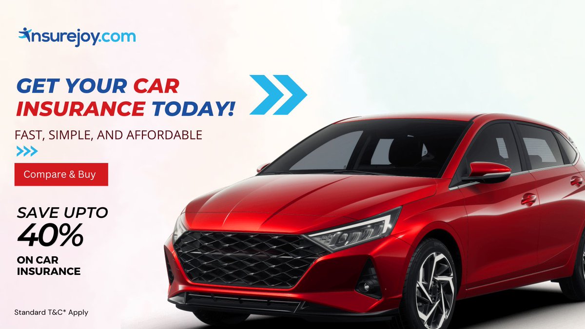 Get Your Car Insurance Today, Save Upto 40% On Car Insurance

Its Fast, Simple &amp; Affordable

Compare &amp; Buy: insurejoy.com/car-insurance
.
.
#insurance #carinsurance #bikeinsurance #motorinsurance #vehicleinsurance #insurejoy