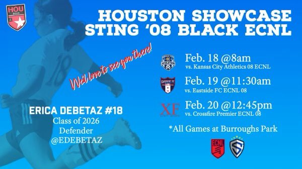 Ready for some fun competition in Houston this weekend! <a href="/StingSoccerClub/">Sting Soccer Club</a> <a href="/StingECNL08/">Sting 08 Black ECNL</a> <a href="/ECNLgirls/">ECNL Girls</a> <a href="/PrepSoccer/">Prep Soccer ⚽️</a> <a href="/TopDrawerSoccer/">TopDrawerSoccer</a> <a href="/EcnlTexas/">ECNL Girls Texas Conference</a>