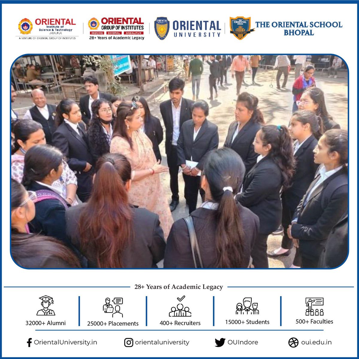 OUIndore's tweet photo. Faculty of law, Oriental University, Indore visited national lok adalat on feb 11, 2023 at district and session court.
ProBono Associates were made aware of the ADR mechanism &amp; its role in dispute resolution at lower courts https://t.co/Anh7V8Wkir