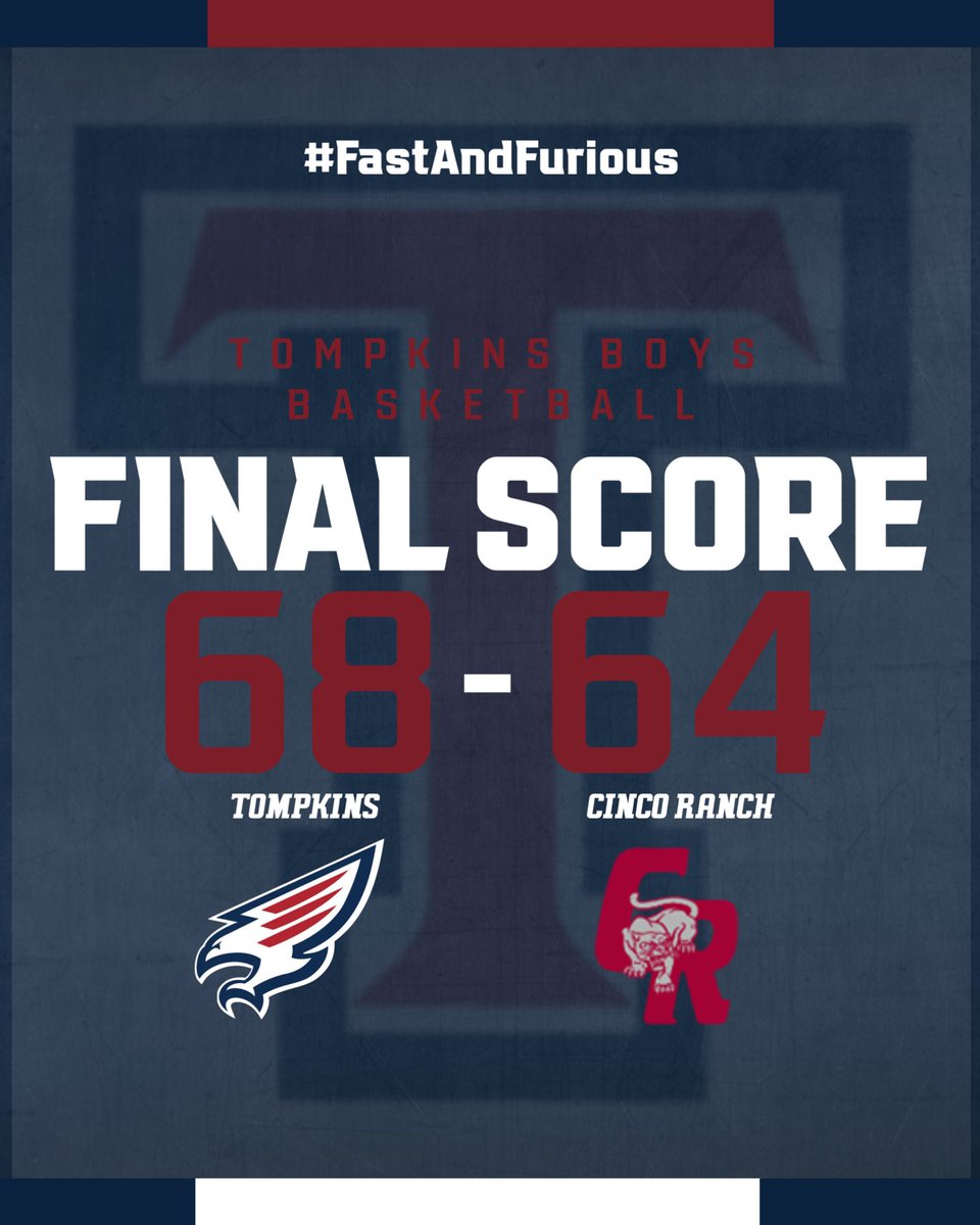 TompkinsHoops's tweet photo. Falcons WIN and clinch a playoff spot!!! Total team effort tonight! Playoff details coming tomorrow. Thank you @othsstudents for showing up and being LOUD!
@otcraig 14pts
@JSGuillory11 14pts
@MasonHereford 11pts
@greg_ilagan 11pts https://t.co/nmkbPl4TLg