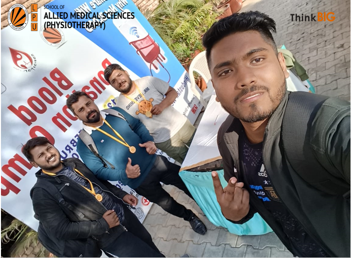 LPUPhysio's tweet photo. "Donate blood and be the reason for someone's existence".
Students of Physiotherapy department, School of Allied Medical Sciences, donated blood in Blood Donation Camp held at Lovely Professional University Campus.
#lpuniversity #Lpuphysiotherapy #LPUForYou #LPUDiaries https://t.co/Q9tduAurtV