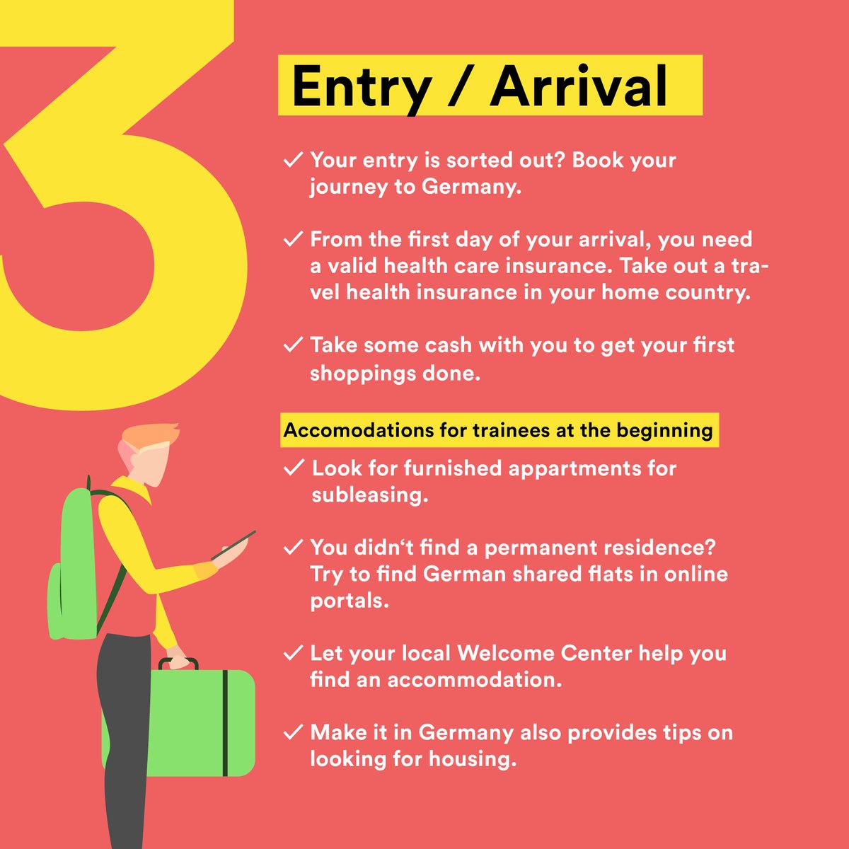 ger_trends's tweet image. ❓ Interested in #vocationaltraining in Germany? 

⏰ The time is now, because the demand for #skilledworkers is currently high in Germany. 

📋 You are wondering which documents you need to apply? Then today's checklist is for you! 😎 

#WorkinginGermany