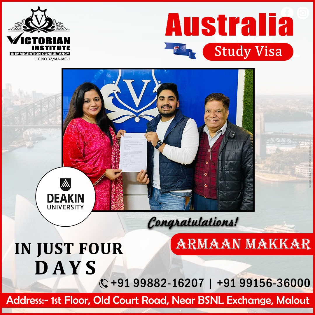 maloutlive's tweet image. 💐ANOTHER DAY AND ANOTHER SUCCESS STORY💐        
  
🇨🇦Heartfelt congratulations to ARMAAN MAKKAR GRANNDSON OF SH. MATHRA DASS MAKKAR for getting admisssion in
 📞CONTACT US 9988216207,991563600
VICTORIAN INSTITUTE...👇 
LOCATION 👇 
##adjoining BSNL exchange office#
Malout.
