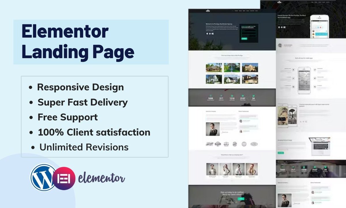 dskamrul's tweet photo. Design wordpress digital marketing landing page using elementor pro
--------------------------------------------------------
Platform/CMS: WordPress
Tools: Elementor pro
Hire me: https://t.co/nW55sY8NX7
#elementorlanding #responsiveLanding #wordpresslanding #attractivedesign https://t.co/kHbqBkNT5u
